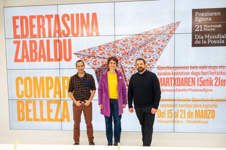 Gipuzkoa celebra el Día Mundial de la Poesía con la iniciativa social #ComparteBelleza